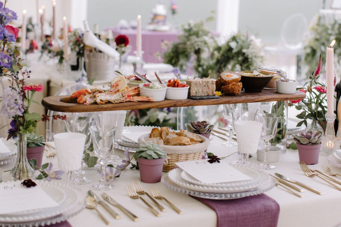 Local caterers provide food, glorious food