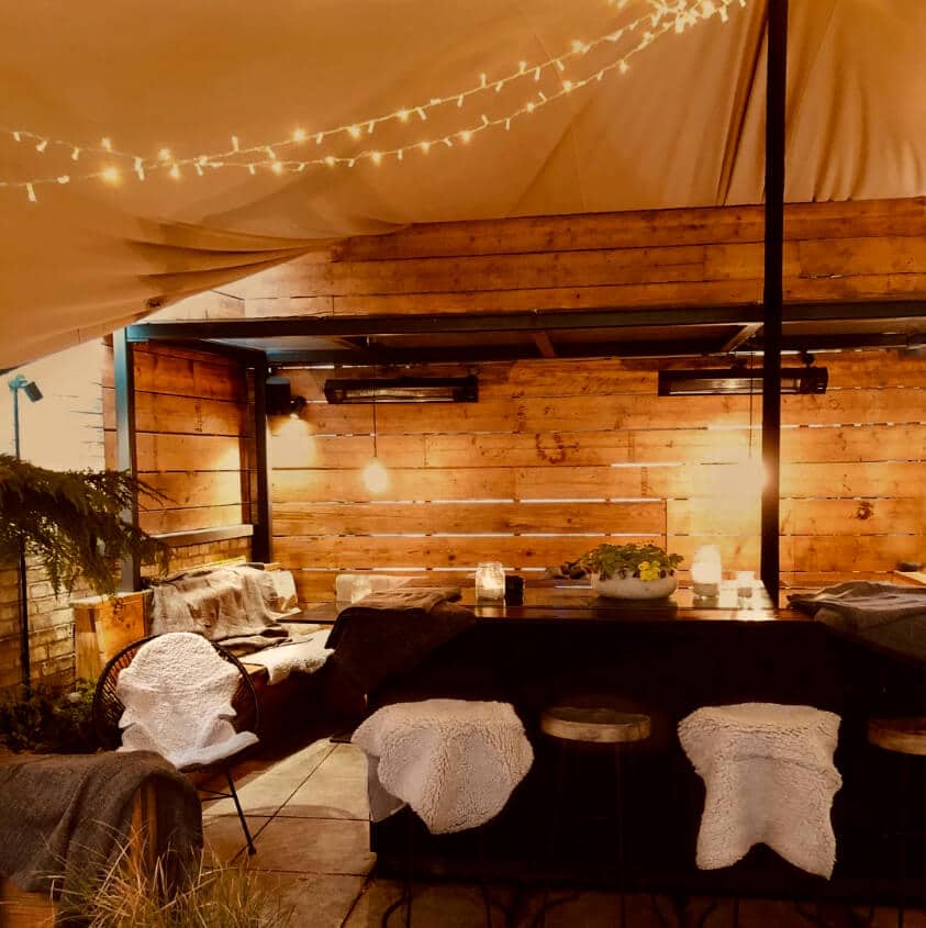 Winter outdoor dining in Cambridge Cambridge Edition