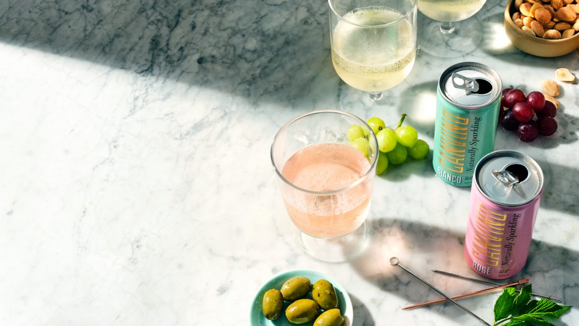 Image of canned wine