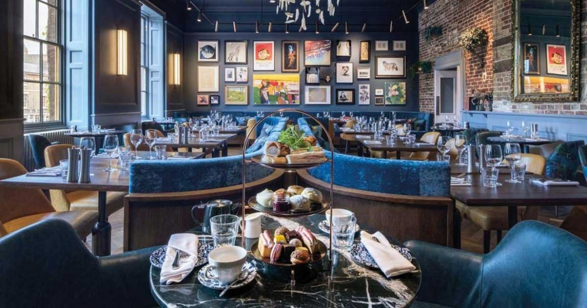 Interior of The Angel Hotel in Bury St Edmunds