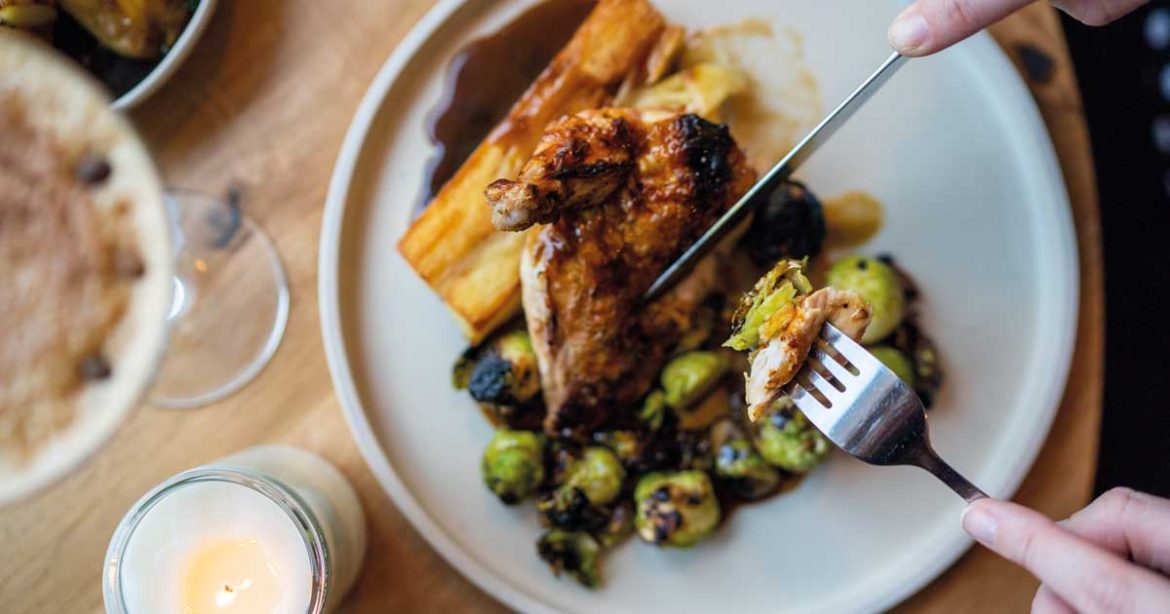 Roast chicken by KOTA restaurant