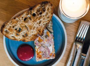 Ham Hock Terrine with Cranberry Ketchup