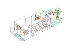 House floorplan sketch