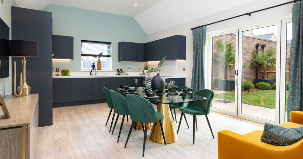 Marleigh show home: kitchen-diner