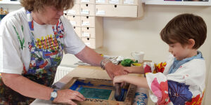 Learning arts and crafts with Cambridge Art Makers