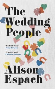 A book front cover titled The Wedding People.