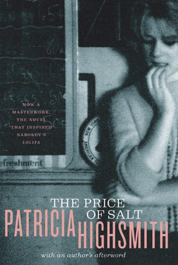 A book cover showing a black-and-white photo of a woman who looks concerned